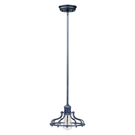 Maxim One Light Bronze Down Pendant 25044BZ